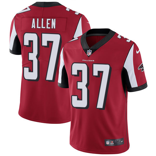 2019 men Atlanta Falcons 37 Allen red Nike Vapor Untouchable Limited NFL Jersey